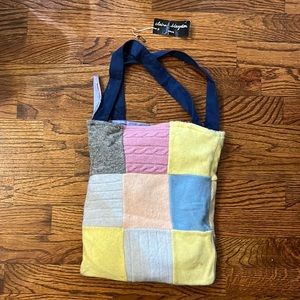 Claire Blaydon knit tote bag